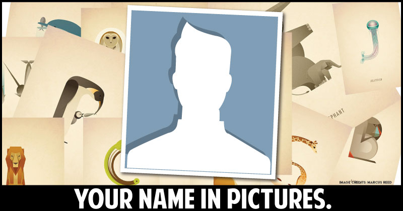 Your name in pictures.